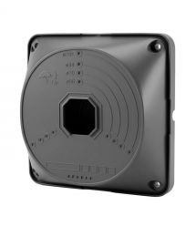 Монтажна коробка Light Vision VLC-08BX, пластик, 130*130*40 мм, графітова