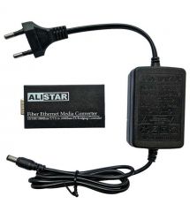 Медиаконвертер mini 10-100-1000BASE-T to SFP Slot 1000Base-SX-LX LFP External Power Supply