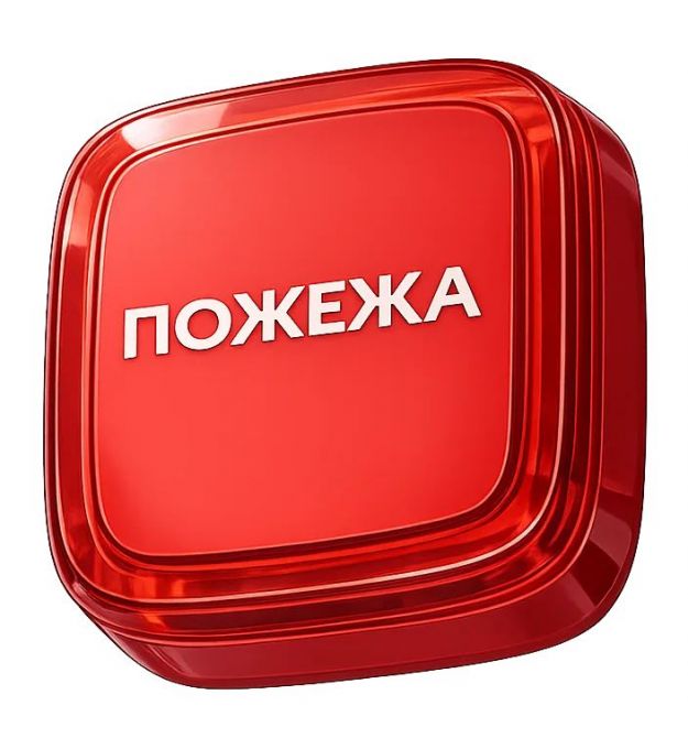 Извещатель Ajax EN54 FireProtect (VAD) red пожарный световой "ПОЖЕЖА"