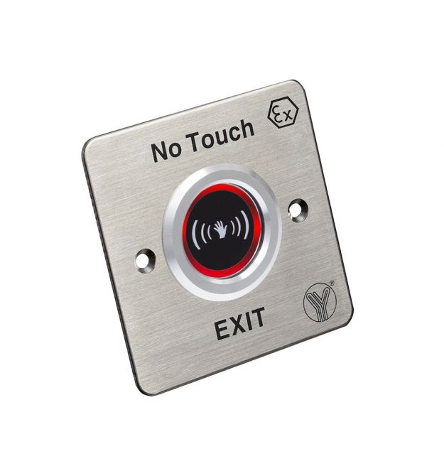 Кнопка виходу безконтактна Yli Electronic ISK-841C(LED)-EX вибухозахищена для системи контролю доступу