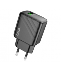 СЗУ HOCO CS21A, 18W, 1xUSB, QC3.0, Black, Box