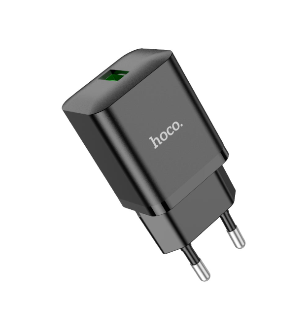 СЗУ HOCO N26, 1xUSB, QC3.0, Black, Box