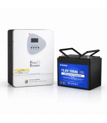 Комплект резервного живлення 1.6 кВт + 1280 Вт·год (BBGI-2012MP Pro + DC HOUSE 12В 100А·год)