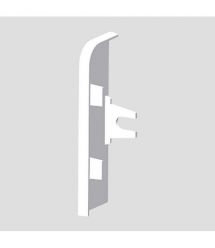 Заглушка лівостороння для LP 80x25 Серія LP (плінтусні) ПВХ