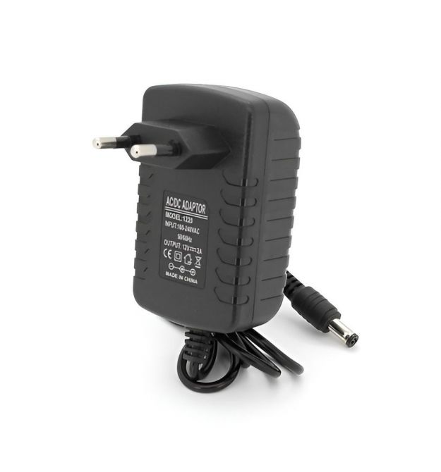 Блок живлення імпульсний Voltronic SPF-1202B 12V-2A (24W), штекер 5.5-2.5, довжина кабелю 0.9м, LED-індикація