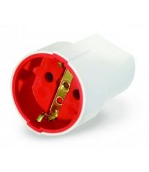 Розетка з заземленням AY-KA 16А, біла (77 117 00)