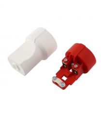 Розетка з заземленням AY-KA 16А, біла (77 117 00)