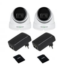 Комплект відеоспостереження з функцією розпізнавання облич на 1 камеру GV-809