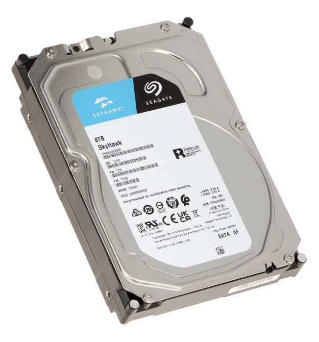 Жесткий диск внутренний Seagate SkyHawk ST8000VX010 8Тб