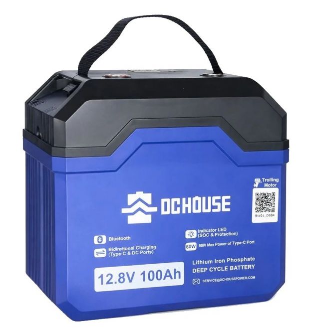 Аккумуляторная батарея DСHOUSE 12.8V 100Ah (ECO-LFP1210004) Bluetooth