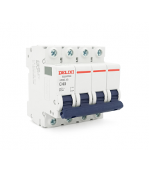 Автоматичний вимикач змінного струму Delixi HDBE-63 C40 34 - 6000A, 400V