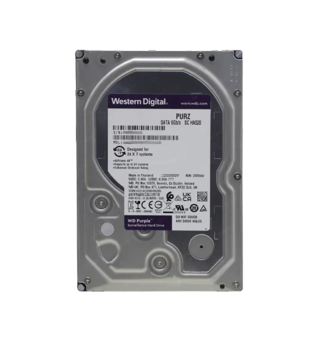 Жорсткий диск Western Digital Purple 4TB 64MB 5400rpm WD44PURZ 100 x 23 x 150 мм