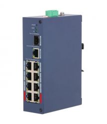 Коммутатор 10 портов управляемый Dahua DH-CHS4110-8ET-110 PoE