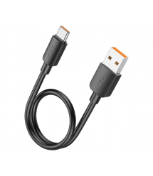Кабель Hoco X96, USB-Type-C, 100W, Black, довжина 0.25м, BOX