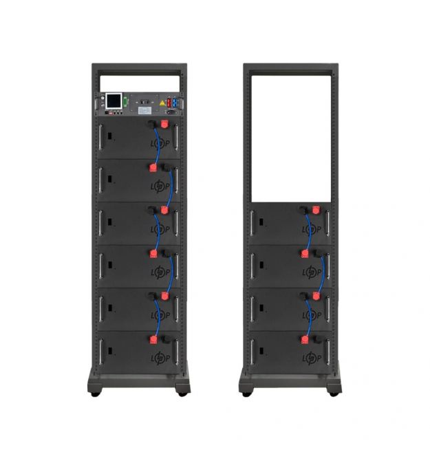 Акумулятор LP LiFePO4 Battery HVM 512V 150Ah (76800 Wh) BMS 125А AB Lrack black