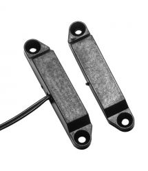 Датчик відчинення магнітоконтактний накладний Електрон ЕСМК-4 чорний на пластикові-дерев’яні поверхні