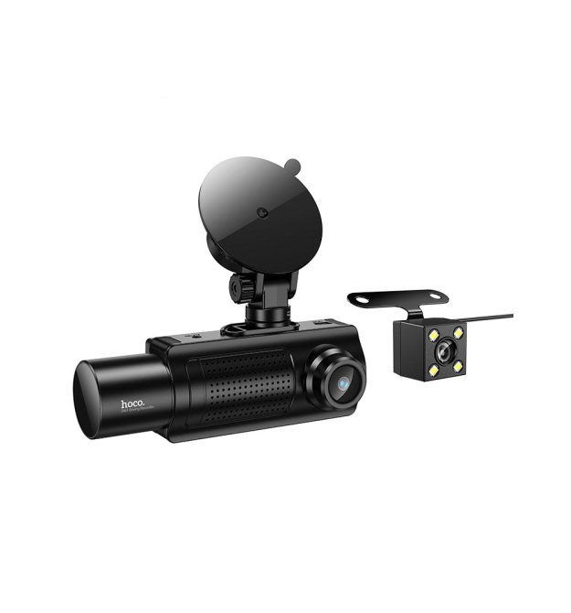 Автомобільний відеореєстратор HOCO DI61, Black, Box