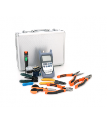 Набір інструментів і тестерів для роботи з оптичним кабелем RAYSHINE 15 в 1 Metall Case