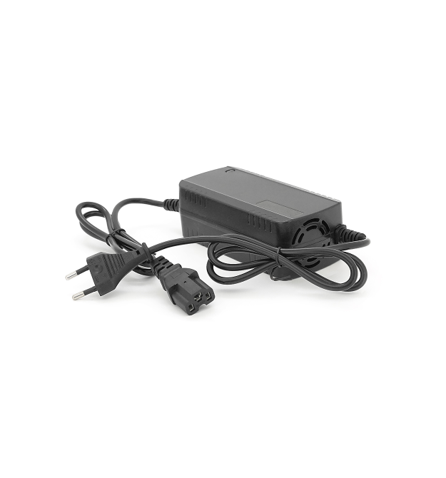 Зарядний пристрій акумуляторів Li-ion 16.8V, 5A, , роз&aposєм Triangle plug (T-tipe - IEC - C13 N+L-), LED-індикація