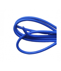 Кабель силіконовий луджений AWG 6 Blue (синий) ціна за метр