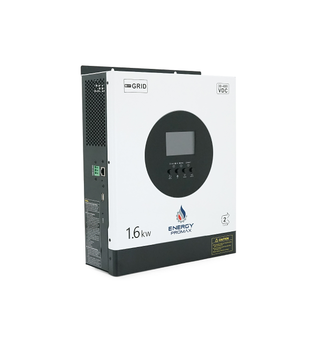 Гібридний інвертор ENERGY PROMAX VM II-1600W-12V, 2000VA - 1600W, 12V, струм заряду 16-80А, MPPT 80А, 290*367*111мм, 6,4 кг