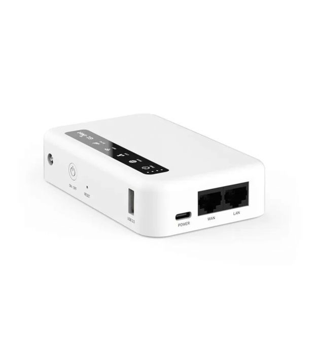 WiFi 4G LTE-маршрутизатор GL.iNet Puli (GL-XE300-EU) CAT4 - CAT6 з акумуляторною батареєю 5000mAh