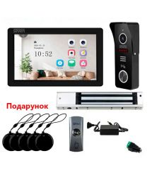 Комплект контроля доступа с магнитным замком 280 кг и домофоном SEVEN KD-7830