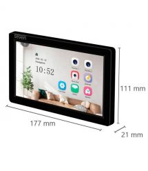 Комплект контроля доступа с магнитным замком 280 кг и домофоном SEVEN KD-7830