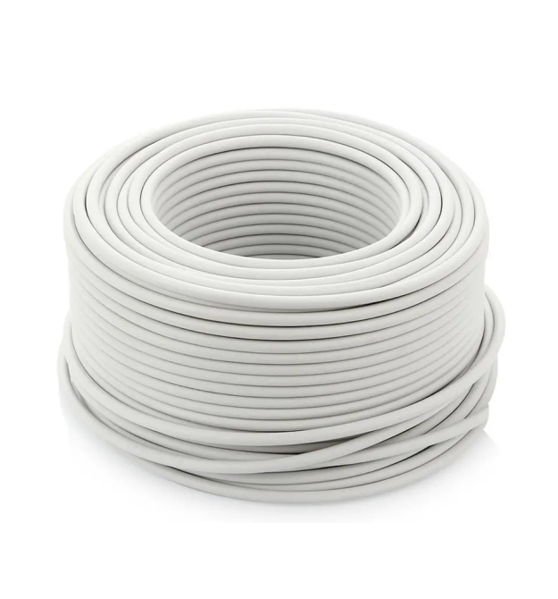 Кабель ПВС 3х2.5 білий бухта 100 метрів ціна за бухту