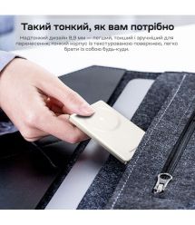 Повербанк 5000mAh Choetech B738 White QC3.0 PD3.0 бездротова магнітна зарядка