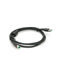 Кабель USB 2.0 VegGieg AM - BM, 1.5m, 1 ферит, Black, Q120