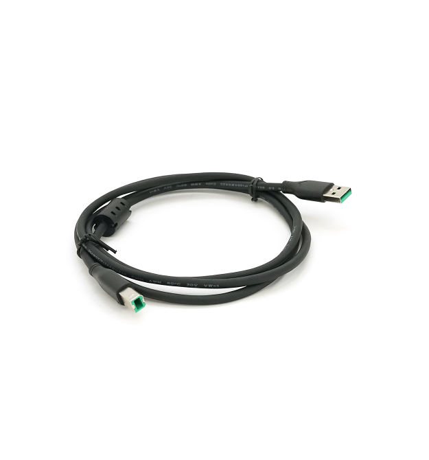 Кабель USB 2.0 VegGieg AM - BM, 1.5m, 1 ферит, Black, Q120