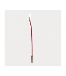 Перемичка AWG 22, для з&aposєднання акумуляторів під паяння - зварювання, червона, 70 мм