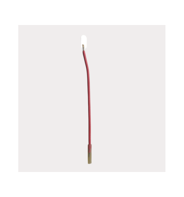 Перемичка AWG 22, для з&aposєднання акумуляторів під паяння - зварювання, червона, 70 мм