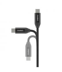 Кабель Choetech ХСС-1060 Black USB-C to USB-C PD3.1 240W 1m+2m, набір з 2 шт.