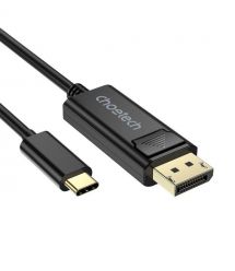 Кабель Choetech XCP-1801 Black USB-C to DisplayPort 8K@60Hz 1.8m