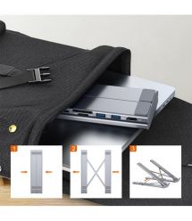 USB-C хаб-підставка 7-в-1 Choetech M57 HDMI 4K@30Hz, 2 USB 3.0, USB-C Data, USB-C PD 100W, SD-card, TF-card