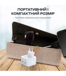 Мережевий зарядний пристрій Choetech Q5008 PD35W 2xUSB-C White