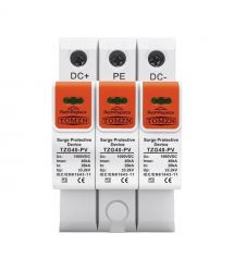 Обмежувач напруги TOMZN TZG40-PV 3P 1000V DC під DIN-рейку