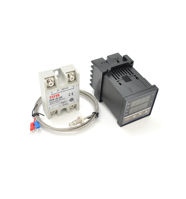 Контролер температури + твердотільне реле REX-C100FK05-V*AN,M6, 85-265V + SSR-40DA+M6