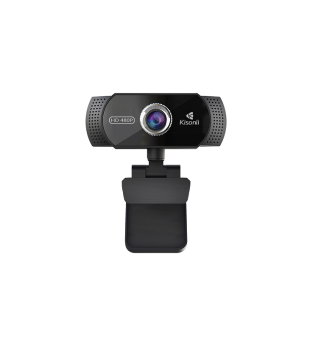 Вебкамера із мікрофоном Kisonli PC-2, 1080P 30fps, пласт. корпус, Black, BOX