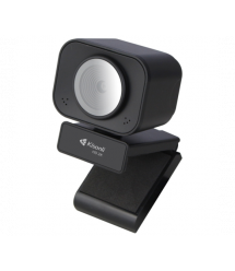 Вебкамера із мікрофоном Kisonli D4, 2K 30fps, пласт. корпус, Black, BOX