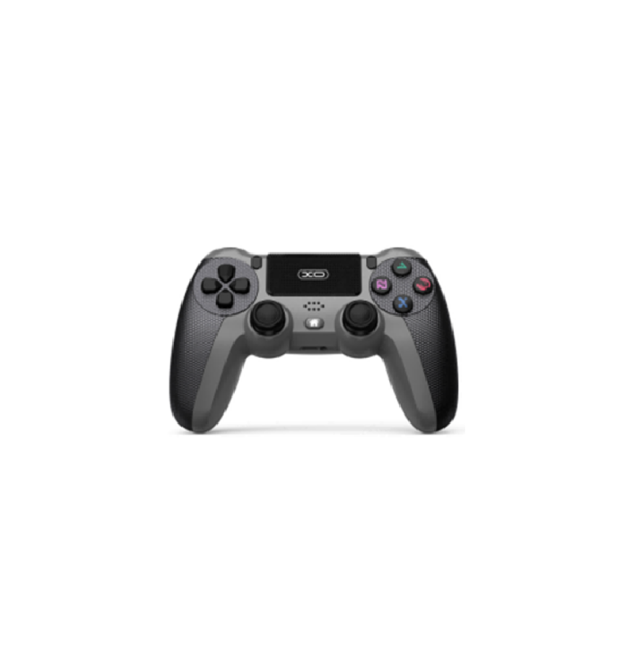 Геймпад бездротової XO GP6 A для PS4 Bluetooth - Wired, 17 кнопок, (Grey - Green), 3.7V, 600mAh, 200g. Gray, Box