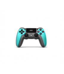 Геймпад бездротової XO GP6 B для PS4 Bluetooth - Wired, 17 кнопок, (Grey - Green), 3.7V, 600mAh, 200g. Green, Box
