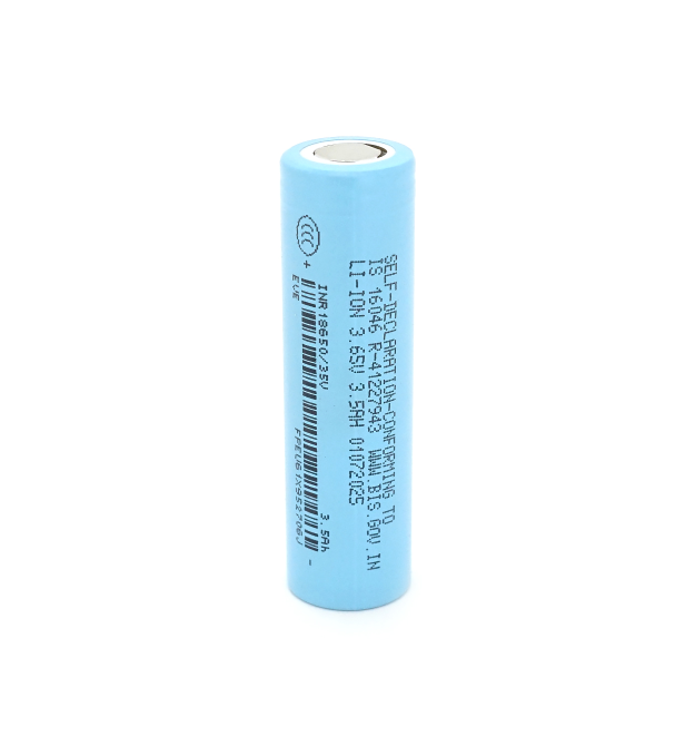 Акумулятор 18650 Li-Ion EVE 3500mAh 35V 3c 3.5A, 4.2 - 3.6 - 2.5V, Blue