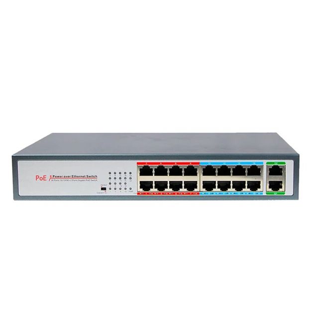 PoE-комутатор Bas-IP SH-20.16 16-портовий некерований