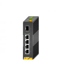 100M індустріальний PoE комутатор AL SW-4P1SMI, 4*100Mbps PoE Port, 1*100Mbps SFP Slot, DIN rail, з DC48