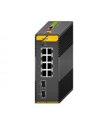 1G індустріальний PoE комутатор L2 AL SW-8P2SGI-L2, 8*1000Mbps PoE Port, 2*1000Mbps SFP Slot, DIN rail, DC48~54V