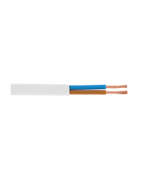 Кабель Одескабель H03VVH2-F 2*0,75 білий, бухта 100м