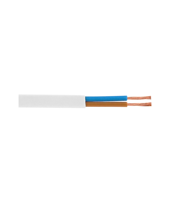 Кабель Одескабель H03VVH2-F 2*0,75 білий, бухта 100м